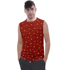 Red Yellow Love Heart Valentine Men s Regular Tank Top by Ravend