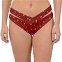 Red Yellow Love Heart Valentine Double Strap Halter Bikini Bottom View1