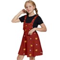 Red Yellow Love Heart Valentine Kids  Apron Dress View2