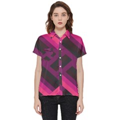 Background Pattern Texture Design Short Sleeve Pocket Shirt by Ravend