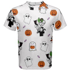 Halloween Jack O Lantern Vector Men s Cotton Tee by Ravend