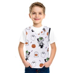 Halloween Jack O Lantern Vector Kids  Basketball Tank Top by Ravend