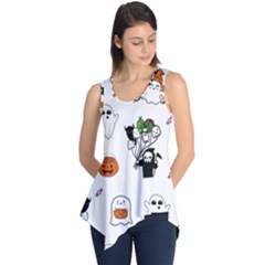 Halloween Jack O Lantern Vector Sleeveless Tunic by Ravend