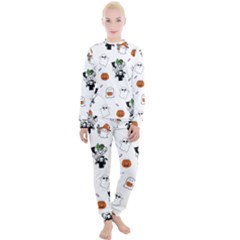 Halloween Jack O Lantern Vector Women s Lounge Set by Ravend