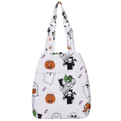 Halloween Jack O Lantern Vector Center Zip Backpack by Ravend