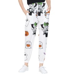 Halloween Jack O Lantern Vector Tapered Pants by Ravend