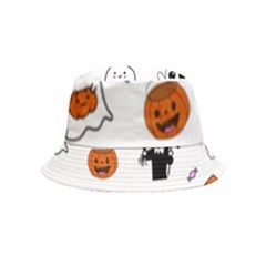 Halloween Jack O Lantern Vector Inside Out Bucket Hat (kids) by Ravend