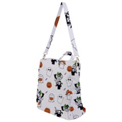 Halloween Jack O Lantern Vector Crossbody Backpack by Ravend