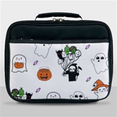 Halloween Jack O Lantern Vector Lunch Bag by Ravend