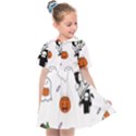 Halloween Jack O Lantern Vector Kids  Sailor Dress View1