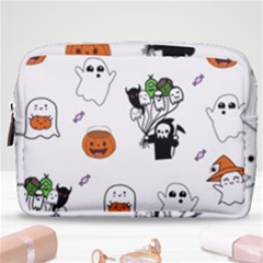 Halloween Jack O Lantern Vector Make Up Pouch (medium) by Ravend