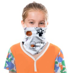 Halloween Jack O Lantern Vector Face Covering Bandana (kids) by Ravend