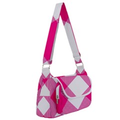 Pink And White Diagonal Plaids Multipack Bag by ConteMonfrey