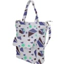 Seamless Pattern Geometric Texture Shoulder Tote Bag View1