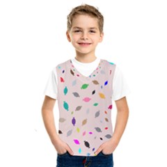 Bottle Pattern Water Flat Kids  Basketball Tank Top by Ravend