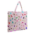 Bottle Pattern Water Flat Zipper Large Tote Bag View2