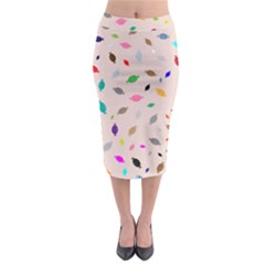 Bottle Pattern Water Flat Midi Pencil Skirt by Ravend