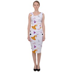 Witch Hat Witch Magic Halloween Sleeveless Pencil Dress by Ravend