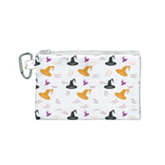 Witch Hat Witch Magic Halloween Canvas Cosmetic Bag (small) by Ravend