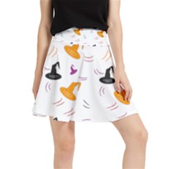 Witch Hat Witch Magic Halloween Waistband Skirt by Ravend