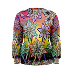 Flower Nature Garden Bloom Flora Women s Sweatshirt by Ravend