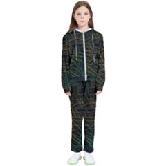 Background Pattern Texture Design Kids  Tracksuit by Ravend