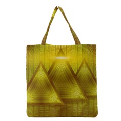 Hieroglyphic Egypt Egyptian Grocery Tote Bag by Ravend