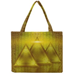 Hieroglyphic Egypt Egyptian Mini Tote Bag by Ravend