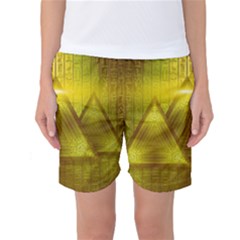 Hieroglyphic Egypt Egyptian Women s Basketball Shorts by Ravend