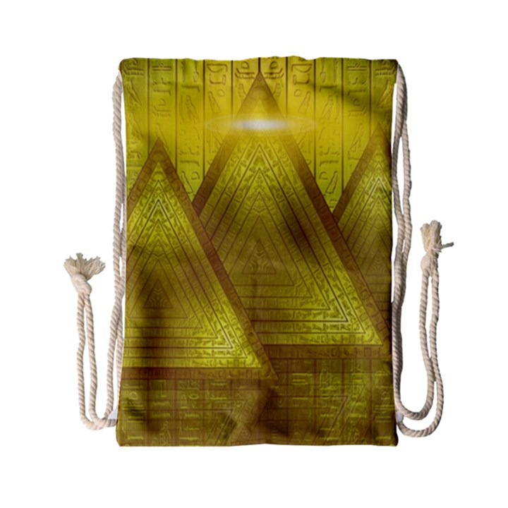 Hieroglyphic Egypt Egyptian Drawstring Bag (Small)