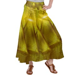 Hieroglyphic Egypt Egyptian Satin Palazzo Pants by Ravend