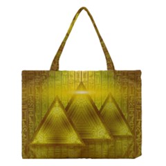 Hieroglyphic Egypt Egyptian Medium Tote Bag by Ravend