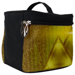 Hieroglyphic Egypt Egyptian Make Up Travel Bag (big) by Ravend