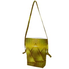 Hieroglyphic Egypt Egyptian Folding Shoulder Bag by Ravend