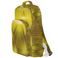 Hieroglyphic Egypt Egyptian Double Compartment Backpack by Ravend