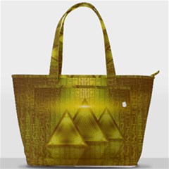 Hieroglyphic Egypt Egyptian Back Pocket Shoulder Bag  by Ravend