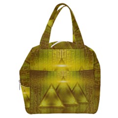 Hieroglyphic Egypt Egyptian Boxy Hand Bag by Ravend