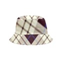 Blue, purple and white diagonal plaids Bucket Hat (Kids) View1