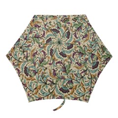 Wallpaper Floral Pattern Mini Folding Umbrellas by Ravend