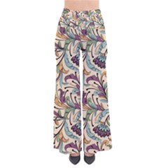 Wallpaper Floral Pattern So Vintage Palazzo Pants by Ravend