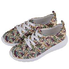 Wallpaper Floral Pattern Women s Lightweight Sports Shoes by Ravend