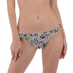 Wallpaper Floral Pattern Ring Detail Bikini Bottom by Ravend