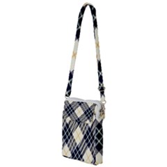 Black, Yellow And White Diagonal Plaids Multi Function Travel Bag by ConteMonfrey