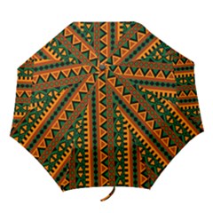 African Pattern Texture Folding Umbrellas by Ravend