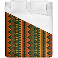 African Pattern Texture Duvet Cover (california King Size) by Ravend