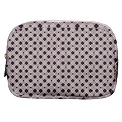 Diagonal Gray And Blue Make Up Pouch (small) by ConteMonfrey