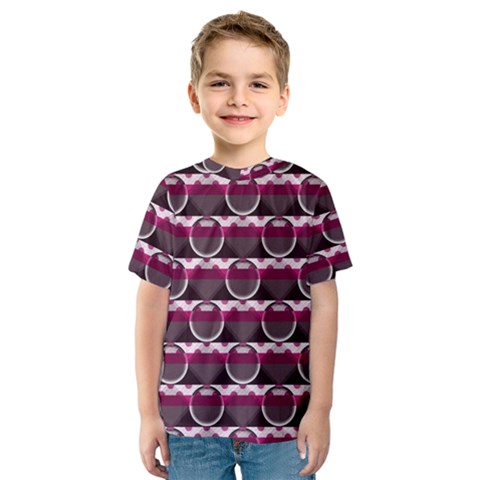 Background Geometric Pattern Orb Pattern Kids  Sport Mesh Tee by Ravend