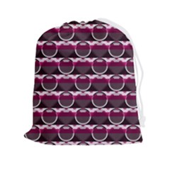 Background Geometric Pattern Orb Pattern Drawstring Pouch (2xl) by Ravend