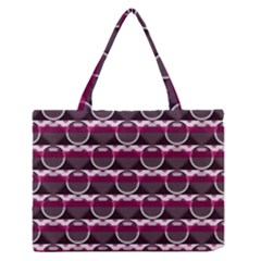 Background Geometric Pattern Orb Pattern Zipper Medium Tote Bag by Ravend