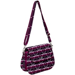 Background Geometric Pattern Orb Pattern Saddle Handbag by Ravend